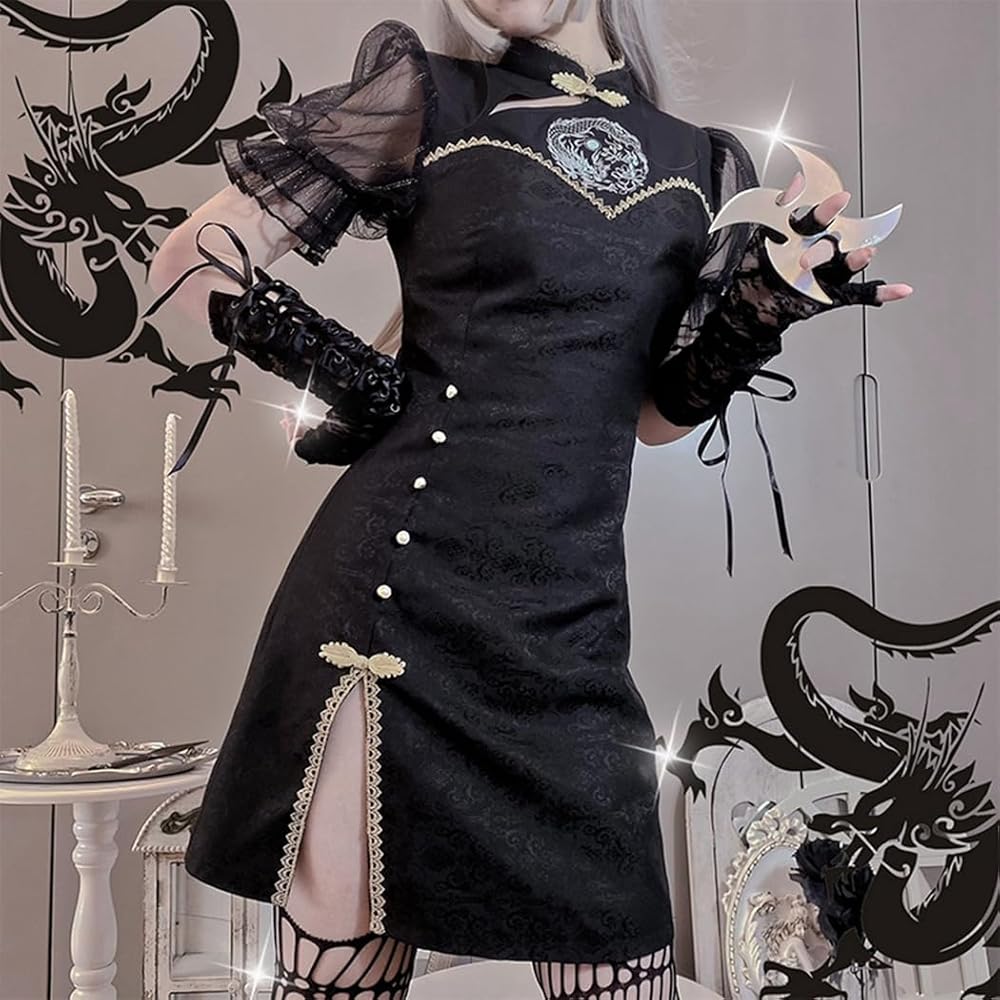 Amazon.co.jp: [トクとユウ] チャイナドレス ロリータ 中華風